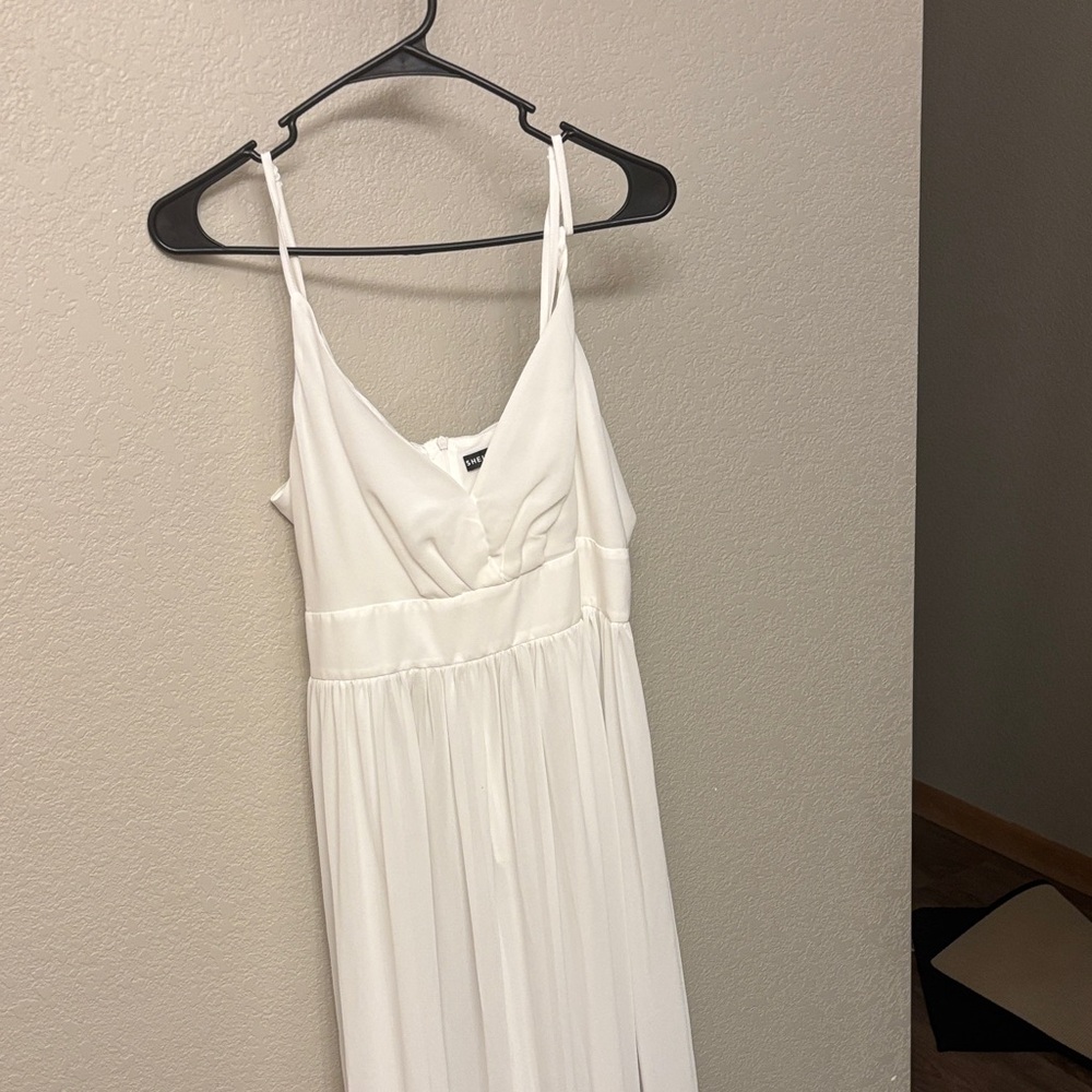 White Sheer Dress